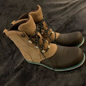 Ariat Leather and Rubber Duck Boots